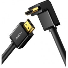 Кабель мультимедійний HDMI M to HDMI M 2.0m 90° corner HD103 black Ugreen (10173)