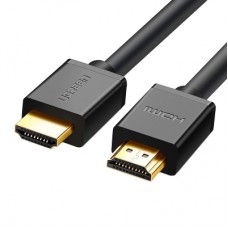Кабель мультимедійний HDMI M to HDMI M 10.0m HD104 black Ugreen (10110)