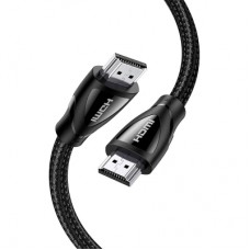 Кабель мультимедійний HDMI M to HDMI M 5.0m braided HD140 black Ugreen (80405)
