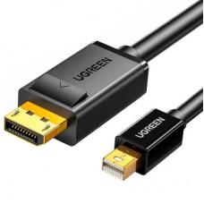 Кабель мультимедійний miniDisplayPort M to DisplayPort M 1.5m MD105 black Ugreen (10477)