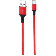 Дата кабель USB 2.0 AM to USB-C 1.0m braided NB143 red XO (6920680870691)