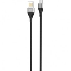 Дата кабель USB 2.0 AM to Micro 5P 1.0m 2.4A double-sided NB188 gray XO (6920680879717)