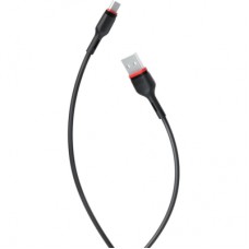 Дата кабель USB 2.0 AM to Micro 5P 1.0m 2.4A NB-P171 black XO (6920680873661)