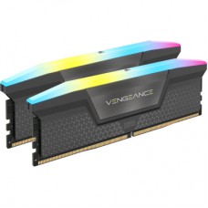Модуль пам'яті для комп'ютера DDR5 96GB (2x48GB) 6000 MHz Vengeance RGB Grey Corsair (CMH96GX5M2E6000Z36)