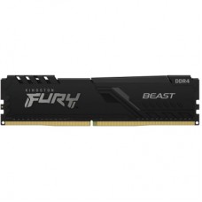 Модуль пам'яті для комп'ютера DDR4 8GB 3200 MHz Beast Black Kingston Fury (ex.HyperX) (KF432C16BB/8WP)