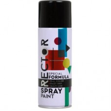 Аерозольна фарба для автомобіля RECTOR універсальна 9005 чорний гл.і 400мл (000013232)