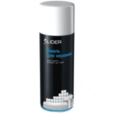 Аерозольна фарба для автомобіля SLIDER для кераміки та емалевих покриттів біла, 400мл (000001045)