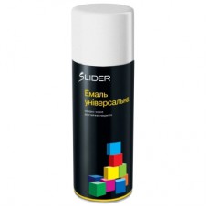 Аерозольна фарба для автомобіля SLIDER 9010 біла МАТ, 400мл (000001042)