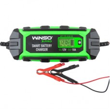 Зарядний пристрій для автомобільного акумулятора WINSO PRO LCD 10A, 12V, 4-200Ah (139520)