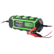Зарядний пристрій для автомобільного акумулятора WINSO PRO LCD 6A, 12V, 4-150Ah (139510)