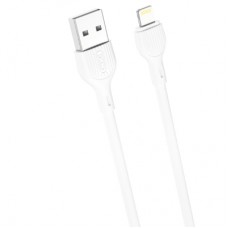 Дата кабель USB 2.0 AM to Lightning 2.0m 2.1A white XO (CB-200UL)