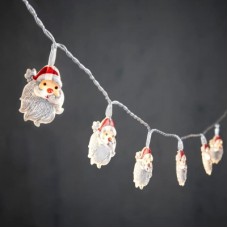 Гірлянда Luca Lighting Санта, струна 1,2 м, 10 LED теплий білий, 2АА (8720362642305)