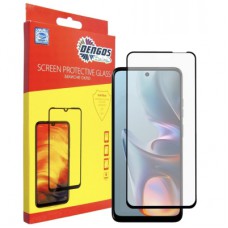 Скло захисне Dengos Full Glue Motorola E15/G35 Black (TGFG-421)