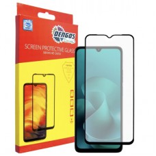 Скло захисне Dengos Full Glue Motorola G06 Black (TGFG-420)