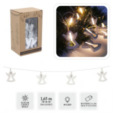 Гірлянда Chomik Янгол 10 LED, теплий білий, IP20, 2хАА (5900779854048)