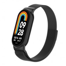 Ремінець до фітнес браслета Armorstandart Milanese Magnetic для Xiaomi Smart Band 10/9/8 Black (ARM86890)