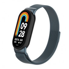 Ремінець до фітнес браслета Armorstandart Milanese Magnetic для Xiaomi Smart Band 10/9/8 Titanium Grey (ARM86893)