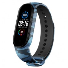 Ремінець до фітнес браслета Armorstandart для Xiaomi Mi Band 7/6/5 New Style Khaki Blue (ARM80989)