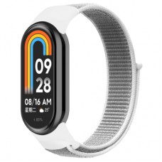 Ремінець до фітнес браслета Armorstandart для Xiaomi Smart Band 10/9/8 White/Grey (ARM86904)