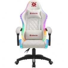 Крісло ігрове Defender Energy RGB White (64557)