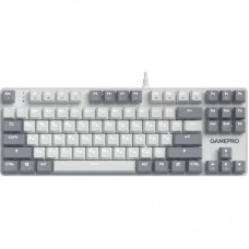 Клавіатура GamePro Genesis Metallic MK110W Outemu Red Switch USB UA White (MK110W)