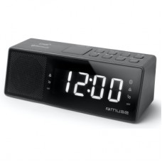 Настільний годинник Muse Радіо-годинник з USB чорний (M-172 BT)