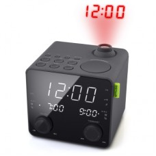 Настільний годинник Muse Радіо-годинник з USB та проекцією (M-189 P)