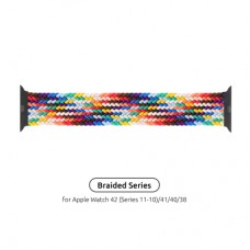 Ремінець до смарт-годинника Armorstandart Braided Solo Loop для Apple Watch 42 (Series 11-10)/41/40/38 Pride Edition Size 6 (144 mm) (ARM64935)