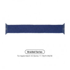 Ремінець до смарт-годинника Armorstandart Braided Solo Loop для Apple Watch 42 (Series 11-10)/41/40/38 Atlantic Blue Size 6 (144 mm) (ARM58068)