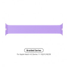 Ремінець до смарт-годинника Armorstandart Braided Solo Loop для Apple Watch 42 (Series 11-10)/41/40/38 Lavender Grey Size 4 (132 mm) (ARM64898)