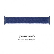 Ремінець до смарт-годинника Armorstandart Braided Solo Loop для Apple Watch 49/46/45/44/42 (Series 1-3) Atlantic Blue Size 10 (172 mm) (ARM58080)