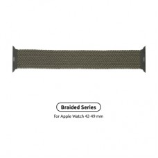 Ремінець до смарт-годинника Armorstandart Braided Solo Loop для Apple Watch 49/46/45/44/42 (Series 1-3) Inverness Green Size 6 (148 mm) (ARM58075)
