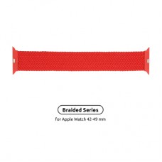 Ремінець до смарт-годинника Armorstandart Braided Solo Loop для Apple Watch 49/46/45/44/42 (Series 1-3) Red Size 10 (172 mm) (ARM58083)