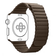 Ремінець до смарт-годинника Armorstandart Leather Loop для Apple Watch 42 (Series 11-10)/41/40/38 Brown (ARM48657)