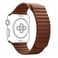 Ремінець до смарт-годинника Armorstandart Leather Loop для Apple Watch 42 (Series 11-10)/41/40/38 Saddle Brown (ARM57843)