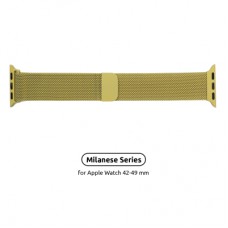 Ремінець до смарт-годинника Armorstandart Milanese Loop для Apple Watch 49/46/45/44/42 (Series 1-3) Yellow (ARM55261)