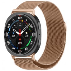 Ремінець до смарт-годинника Armorstandart Milanese Magnetic Samsung Watch 8 / 8 Classic (20x113 mm) Rose Gold (ARM87360)