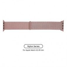 Ремінець до смарт-годинника Armorstandart Nylon Band для Apple Watch 49/46/45/44/42 (Series 1-3) Pink Sand (ARM56052)