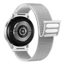Ремінець до смарт-годинника Armorstandart Nylon Band для Samsung Galaxy Watch 7 / FE / 6 / 6 Classic / 5 / 5 Pro / 4 / 4 Classic White (ARM86852)