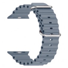 Ремінець до смарт-годинника Armorstandart Ocean Band для Apple Watch 49/46/45/44/42 (Series 1-3) Stone Lotus Blue (ARM74247)