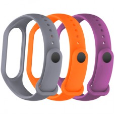 Ремінець до фітнес браслета Armorstandart комплект 3шт Xiaomi Mi Band 4/3 Beat (ARM87029)