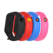 Ремінець до фітнес браслета Armorstandart комплект 4шт Xiaomi Mi Band 4/3 Superhero Edition 2 (ARM77063)