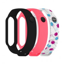 Ремінець до фітнес браслета Armorstandart комплект 3шт Xiaomi Mi Band 7/6/5 RM Candy (ARM77049)