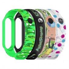 Ремінець до фітнес браслета Armorstandart комплект 4шт Xiaomi Mi Band 7/6/5 RM New (ARM77067)