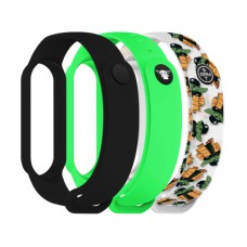 Ремінець до фітнес браслета Armorstandart комплект 3шт Xiaomi Mi Band 7/6/5 This-is-the-Way BY (ARM77047)