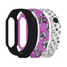 Ремінець до фітнес браслета Armorstandart комплект 3шт Xiaomi Mi Band 7/6/5 This-is-the-Way Dark Lord (ARM77046)