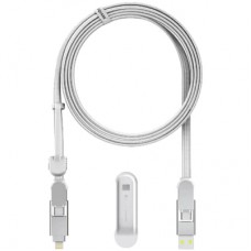 Дата кабель 6in1 inCharge XL 2.0m white Rolling Square (XLM02R)