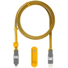Дата кабель 6in1 inCharge XL 2.0m yellow Rolling Square (XLM03R)