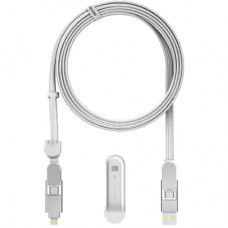 Дата кабель 6in1 inCharge XL 3.0m white Rolling Square (XLL02R)