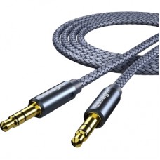 Кабель мультимедійний 3.5mm M to 3.5mm M 0.5m gray Essager (EYP35-DYB0G)